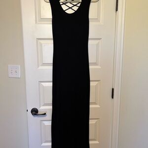 Maxi Black Sleeveless Dress